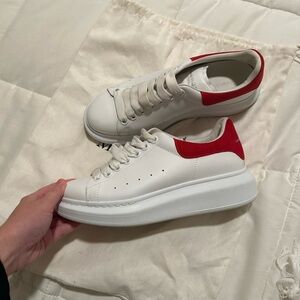 Alexander McQueen Oversized Sneakers White/Lust Red